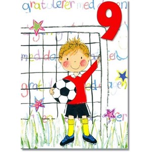 Tallkort,  9 år, gutt