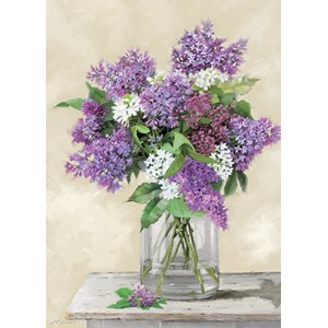 "Lilac" Dobbelt blomsterkort