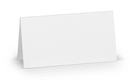 Bordkort "Paperado White" 5 stk
