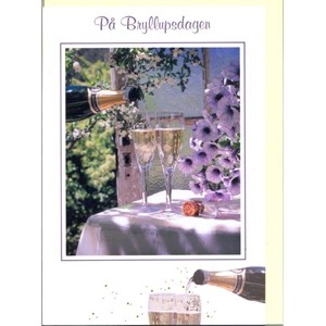 På Bryllupsdagen, Champagneglass