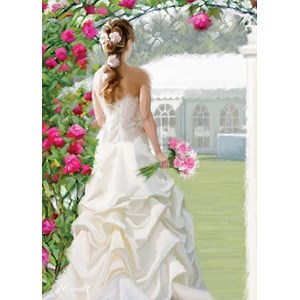 "Bride" Dobbelt bryllupskort