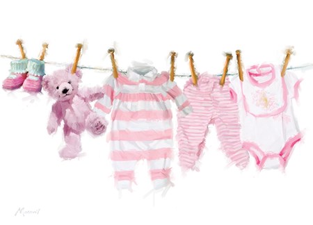 "Baby Washing Line (Pink)