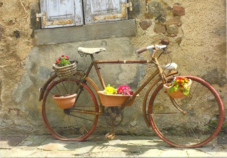 Enkle kort, "French Bike"