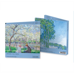 "Claude Monet - Under the Trees" Notecards