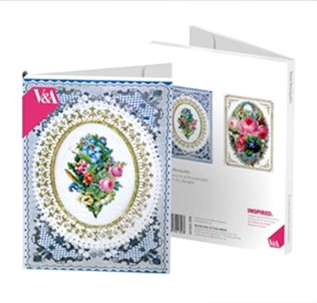 "Rose Bouquets - Framed Flowers" Rectangle Notecards