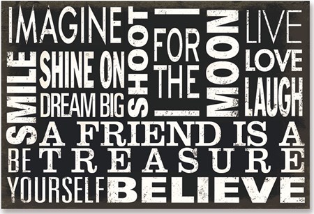 "Subway Art Believe" Note Cards (14/15)