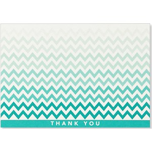 "Chevron" Thank You Note Cards (14/15)