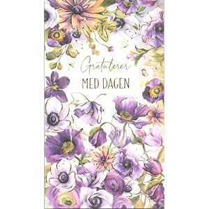 "Gratulerer med dagen" Dobb. kort EAN 7330324100005