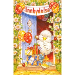 Innbydelse, And, pk. a 5 stk.