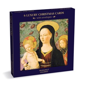 "Virgin and Child with an Angel" Lux Christmas Notecards 6/6