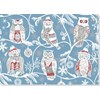 "Santa Owls", Julekort m/eng. tekst 20 kort/