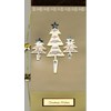 "Trees", 6 Premium Handcrafted Christmas Car