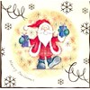 "Santa & Snowman", 10 Christmas Cards, 2 ass