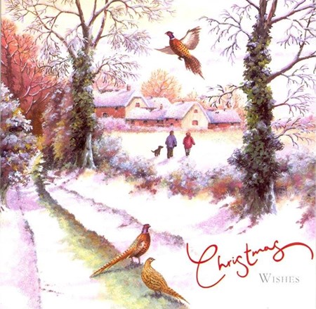 "Winter Scene", 10 Luxury Christmas Card, 2