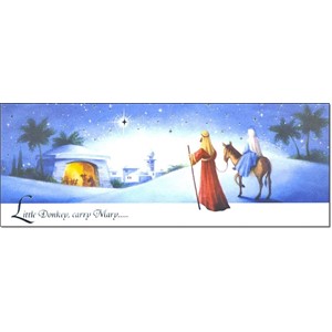 "Religious - Slim", 12 Slim Christmas Card,