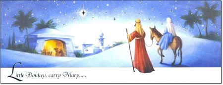 "Religious - Slim", 12 Slim Christmas Card,