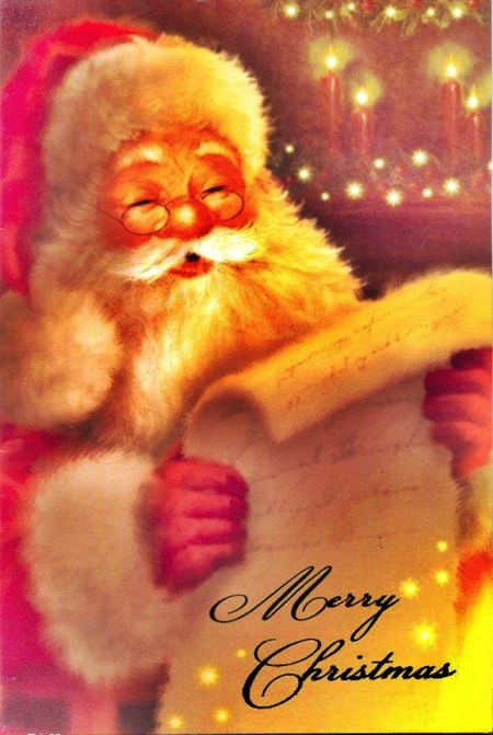"Traditional Santa", 8 Luxury Christmas Card