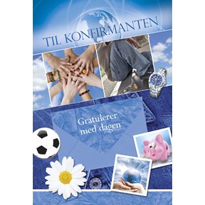 Til konfirmanten, gutt, med pengelomme