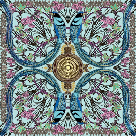 Matthew Williamson "Songbirds" dbl. kvadratiske kort
