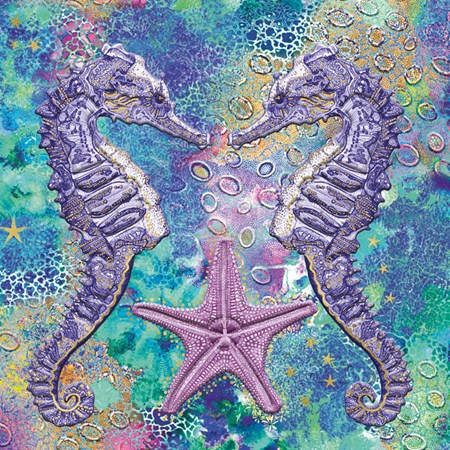 Matthew Williamson "DNA Seahorses" dbl. kvadratiske kort