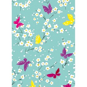 "Butterfly Blossoms - Sarah Cambell" dobbelt kort