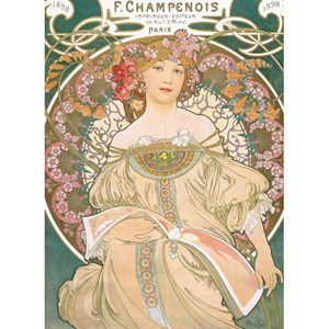 "Champenois Advertising Poster" dobbelt kort