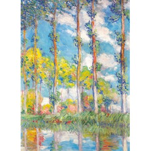 Classics "Claude Monet - The Poplars" Doble kort