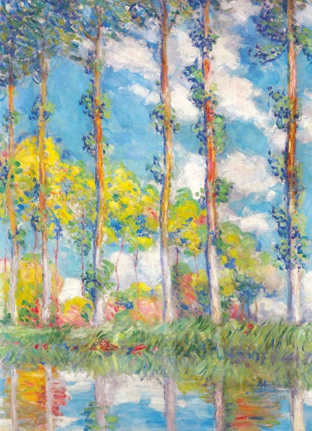 Classics "Claude Monet - The Poplars" Doble kort