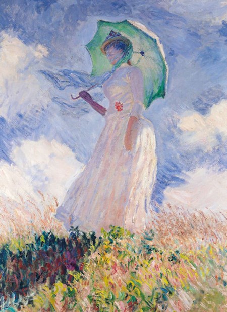 Classics "Monet - Woman with Parasol" dobbelt kort