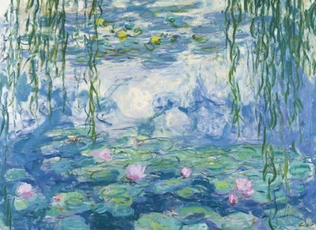 Classics "Claude Monet - Waterlillies" dobbelt kort