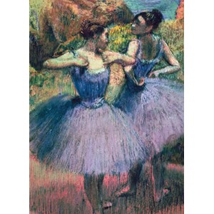 Classics "Edgar Degas - Dancers in Violet" dobbelt kort