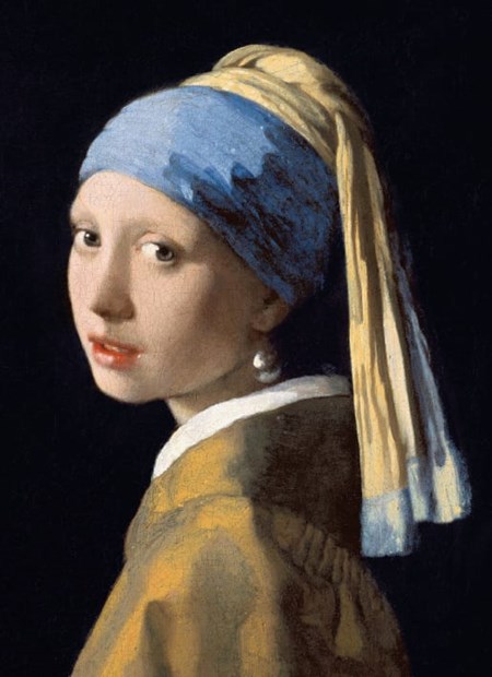 Classics "Vermeer - Girl with a Pearl Earring" dobbelt kort