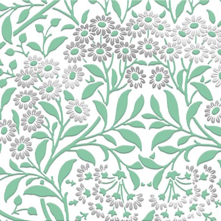V&A Luxury Format "Asters", dobbelt kvadratisk kort