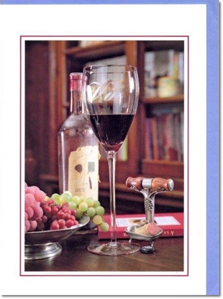 Red Wine in Study