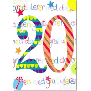 Gratulerer, 20 år