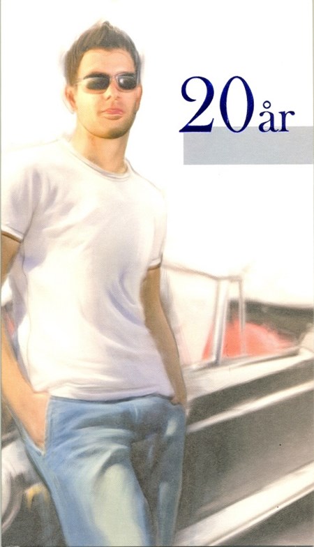 "20 år", Ung mann med bil, dobbelt kort
