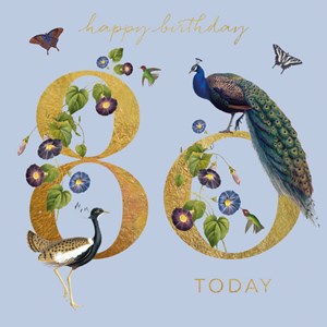Natural History Museum "80 Today" Kvadratisk kort
