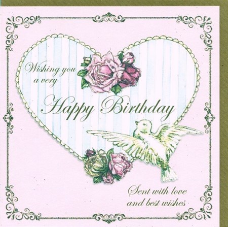 "Wishing you a very Happy Birthday - Sent with Love