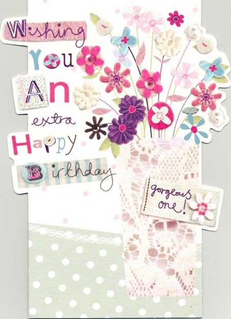 "Vase", Sew & Sew Card