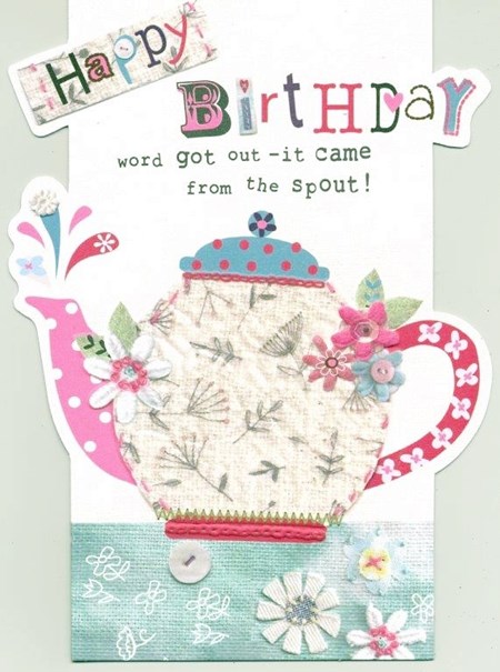 "Teapot", Sew & Sew Card