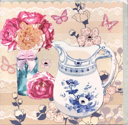Kitchen Flowers and Jug