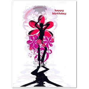 Ungdomskort, "Happy Birthday" jente