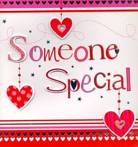 Valentine,  "Someone Special", kort i eske
