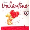Valentine,  "Be my Valentine", kort i eske