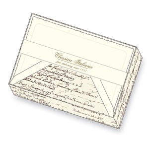 Kortpakke "Script" 10/10, 8,5 x 13 cm