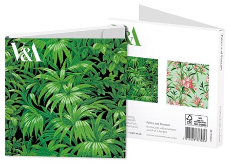 "Palm and Blossom" Notecards 8/8