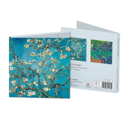 "Vincent Van Gogh" Kvadratiske notecards 8/8