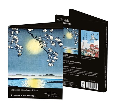 "Japanese Woodblock Prints" Rektangulære notecards 8/8
