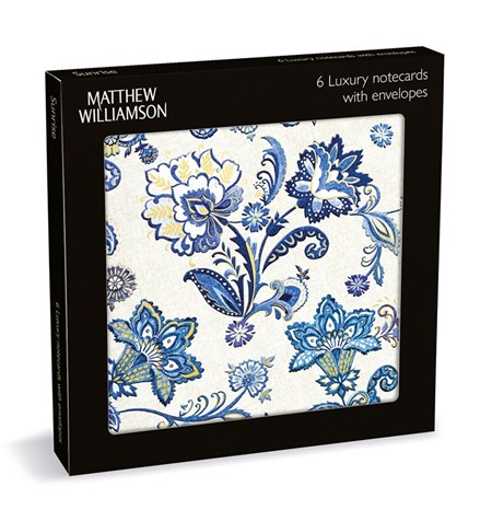 "Paisley Blue" Luxury Notecards 6/6