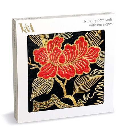 "Kimono Flower" Luxury Notecards 6/6